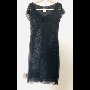 Be Smart shiny dress Size Juniors 9 Party Cocktail Black Small dress